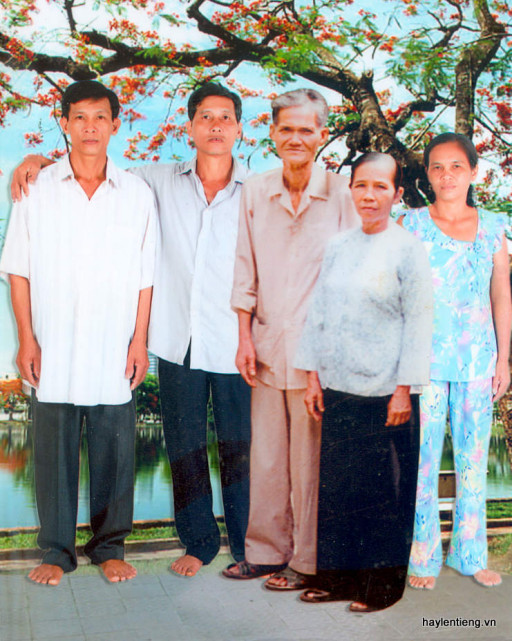 Ảnh gia đình chị Nguyễn Thị Kim Ghi