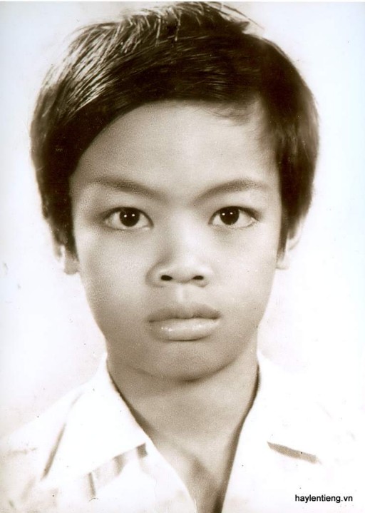 Ảnh anh Nguyễn Tấn Huy lúc nhỏ