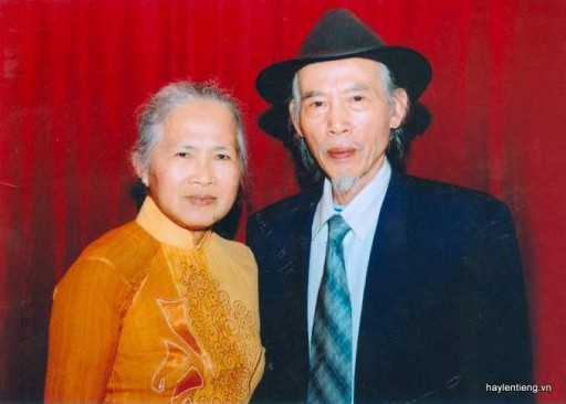 Ảnh bà Nguyễn Thị Sinh và chồng Lê Xuân Căn