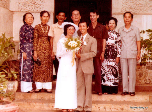 Ảnh cưới của vợ chồng anh Nguyễn Minh trí