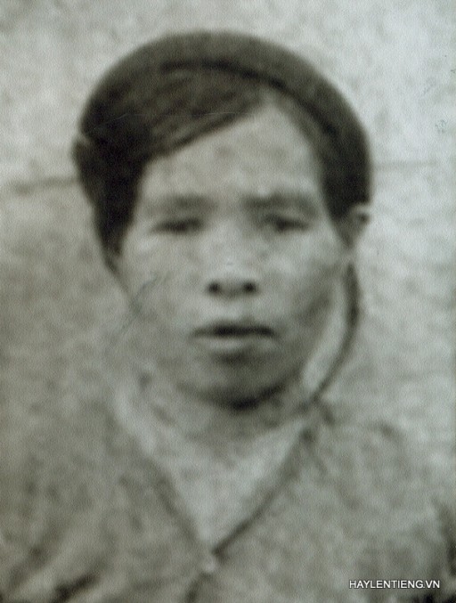 Bà Ngô Thị Huy lúc trẻ
