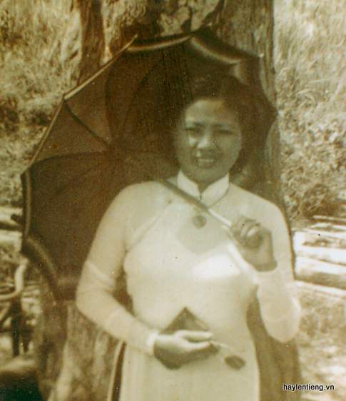 Bà Đào Thị Bích Lan lúc trẻ