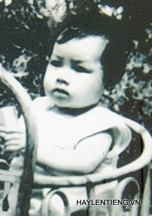 Bà Võ Thị Ngọc Xuân lúc nhỏ