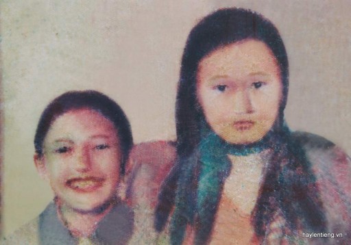 Người con thứ 4 và từ 5 của ông Tý (Simone Tran Van Micheic Tran Van), chụp năm 1979