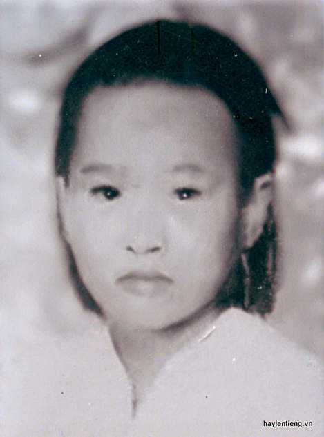 Chị Võ Thị Xang (chụp lúc 15 tuổi)