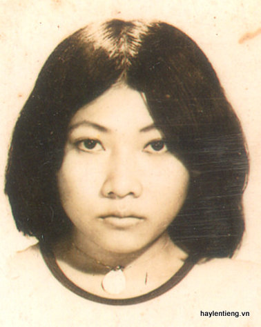 Chị Trần Thị Kiều Thu (lúc còn ở Việt Nam)