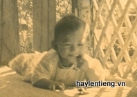 Chị Huyền lúc 4 tháng tuổi