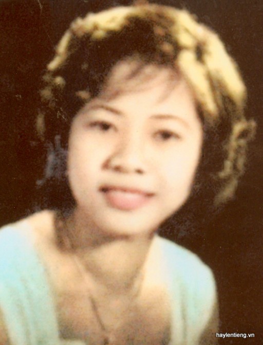 Bà Phạm Thị Nguyệt lúc trẻ