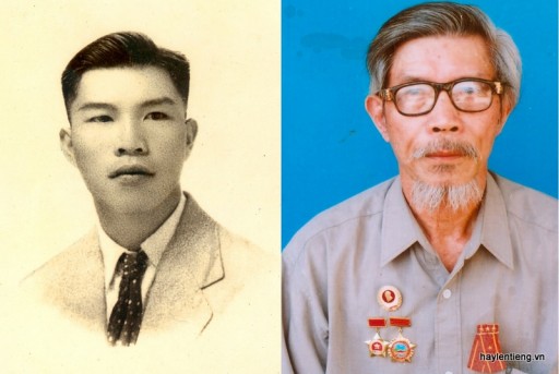 Ông Huỳnh Bá Thảo khi còn trẻ và hiện nay