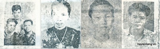 Những hình ảnh của gia đình ông Mạnh nhận được năm 1958