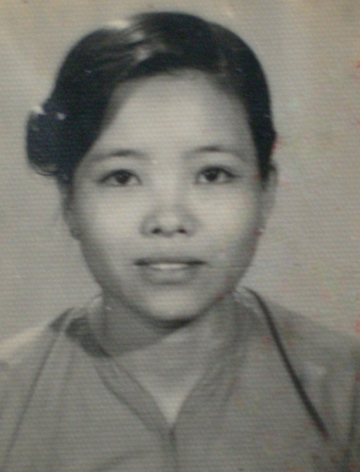 Bà Nguyễn Thị Nha lúc trẻ