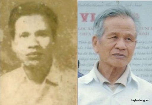 Ông Phạm Văn Trí lúc trẻ và hiện nay