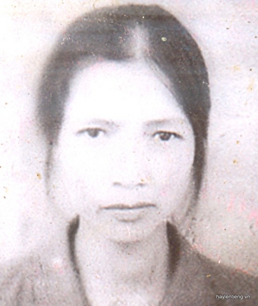 Bà Trần Thị Dư lúc trẻ