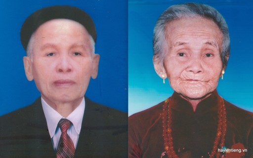 Ông Phăn Công Khẩn và vợ bà Phạm Thị Tý