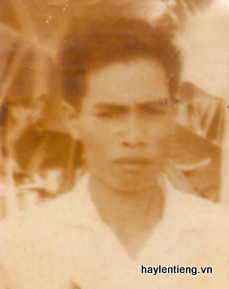 Ông Nguyễn Trọng lúc trẻ