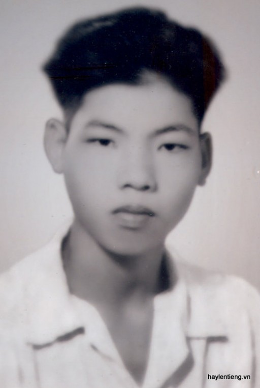 Ông Phạm Quang Tố lúc trẻ