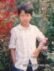 Anh Nguyễn Hồng Cương lúc nhỏ