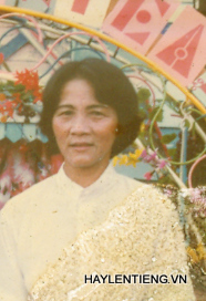 Bà Mã Thị Đồng mẹ anh Sơn