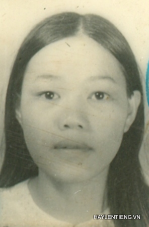 Bà Trần Thị Anh lúc trẻ