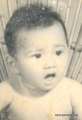 Anh Lê Chí Hùng lúc nhỏ