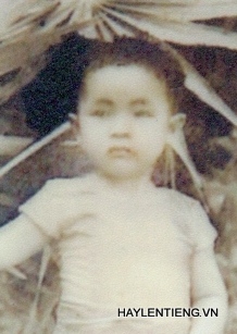 Anh Trần Mạnh Phương lúc nhỏ
